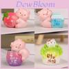Fruits Cat Resin Figurine Creative Desk Decor For Office And Gift Giving