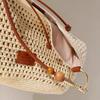Women's Large Capacity Woven Tote Bag - Spring/Summer Vacation Style, Single Shoulder/Crossbody Straw Bag