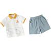 DAVE & BELLA Boys' Summer Cooling Short Sleeve & Five-Point Shorts Set