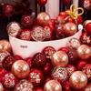 Red Double Layer Explosion-Proof Wedding Balloons Set for Engagement Room Decoration