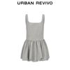 UR 2025 Autumn Collection Women's Shirred Vest Mini Dress