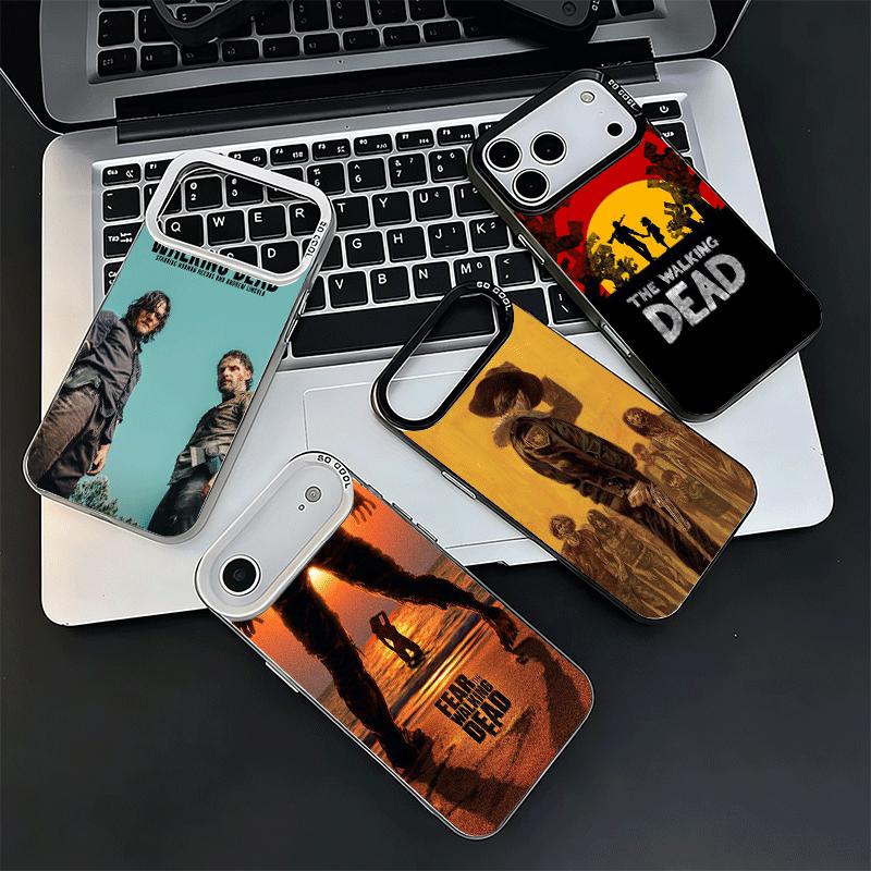 The Walking Deads Soft Phone Case for iPhone 15 16 17 Pro Max 17Air 16E 14 Plus 13 12 Mini Shockproof Cover Back Shell