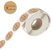 Handmade Sealing Stickers 500pcs/roll for Creative Love Heart Wrapping Decal for Home Festival Birthday Party Gift Packa