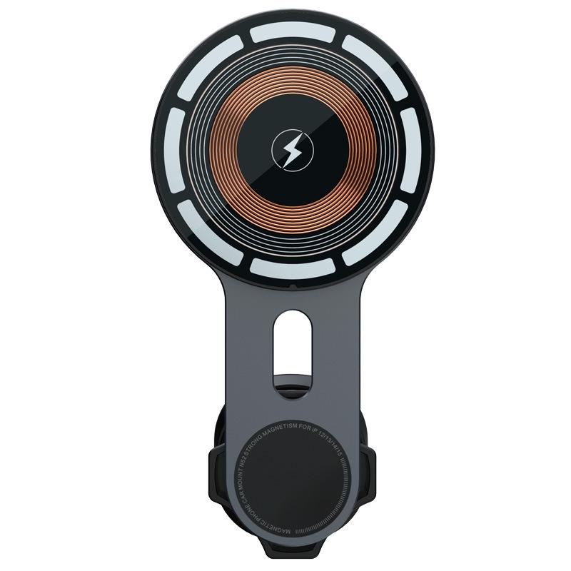 Carregador de Carro Sem Fio Magnético de 15W para Dispositivos Apple