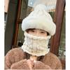 Hats, Women's Hats, Double-layered, Thickened, Cycling, Windproof Hats, Cold-proof Hats, Scarves, Warm Hats, Ear Protectors, Hats, Headscarves