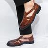 Men's Business Summer Sandals Gentleman's High-quality British Retro Style Party or Work High Quality Adult 38-46 Dress