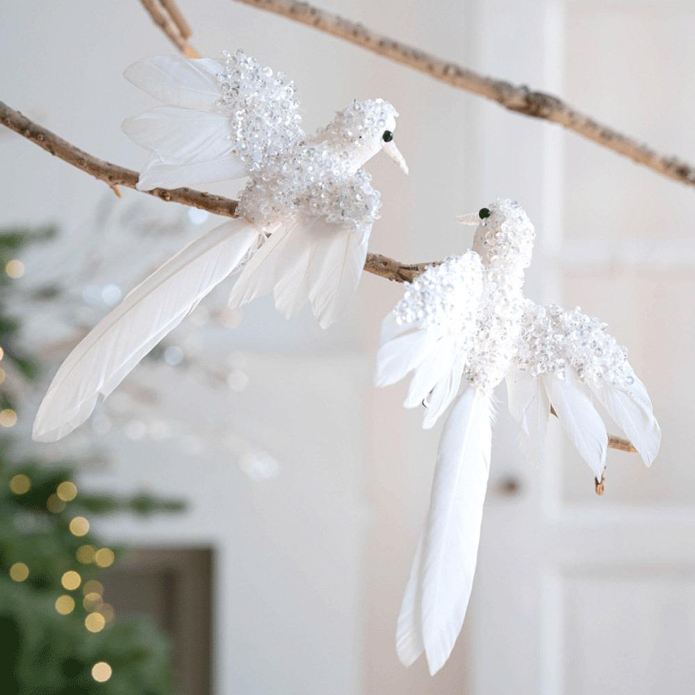 Realistic Simulation Bird Decor Simulate Christmas Tree Decoration Home Decor