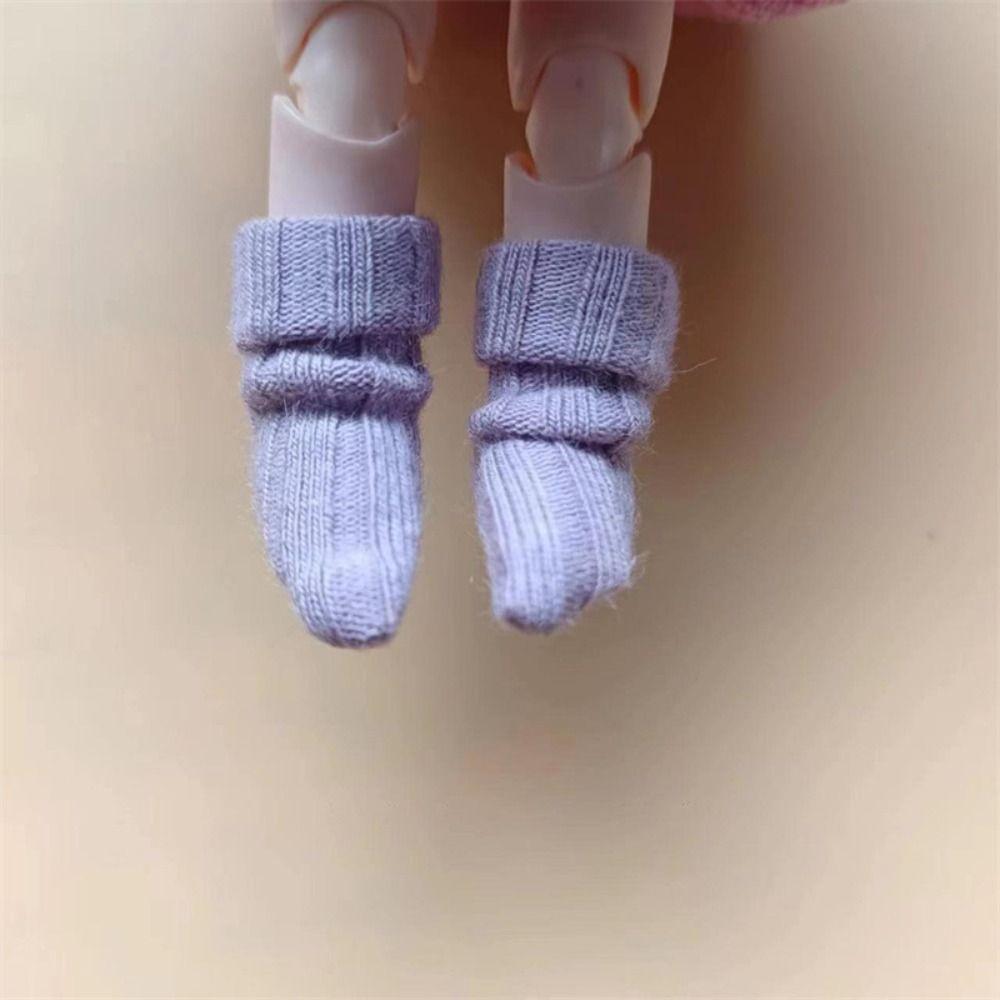 Mini Stripe Doll Socks Cute Children Girl Toys New Ob11 Doll Stocking  For 1/3 1/4 1/6 1/12 Dolls