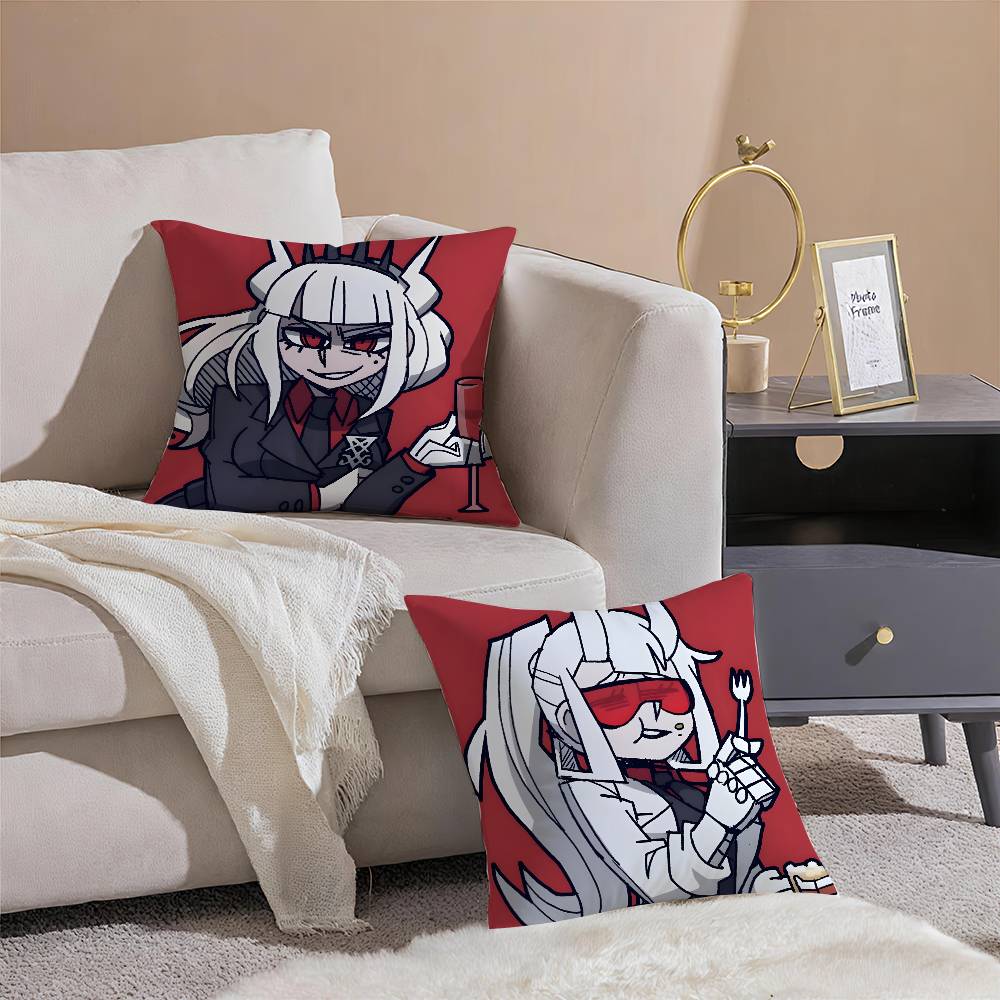 Beautiful Cartoon H-Helltaker-MT The Anime Pillow Case Printing Pillowcase Living Room Sofa Cushion Cover Bedroom Room Decor