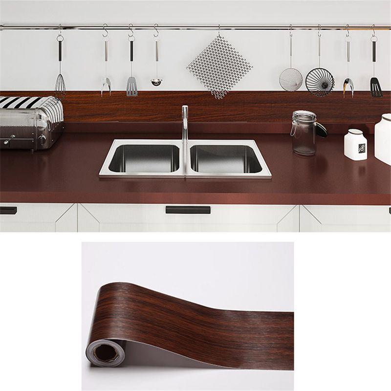 

Универсальный 5-метровый самоклеящийся водонепроницаемый ПВХ бордюр для плинтуса для любой комнаты Wood