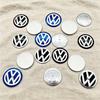4pcs  56mm 60mm 65mm Car Wheel Center Cover Stickers Hub Cap Accessories For Volkswagen R Golf 4 Motion GTI Polo Touran Octavia