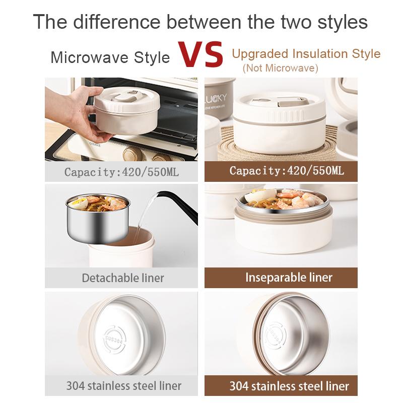New Thermal Lunch Box Portable Japanese Style Bento Box Lunchbox Leakproof Food Container Microwave Oven Dinnerware for Students