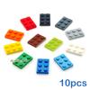 10 pièces/lot Briques de Construction DIY Fines 2X3 Jouets d'Assemblage Éducatifs pour Enfants Taille Compatible Avec Marque