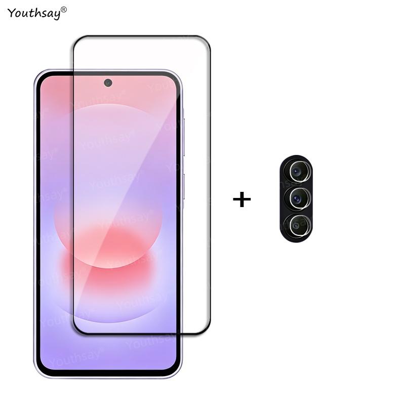6in1 Full Cover Glass For Samsung Galaxy A37 Tempered Glass Samsung Galaxy A37 Screen Protector Phone Film Samsung Galaxy A37