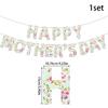 Mother’s Day Decoration Flag - Vibranted Color Bunting Supplies for Creating Celebration for Moms