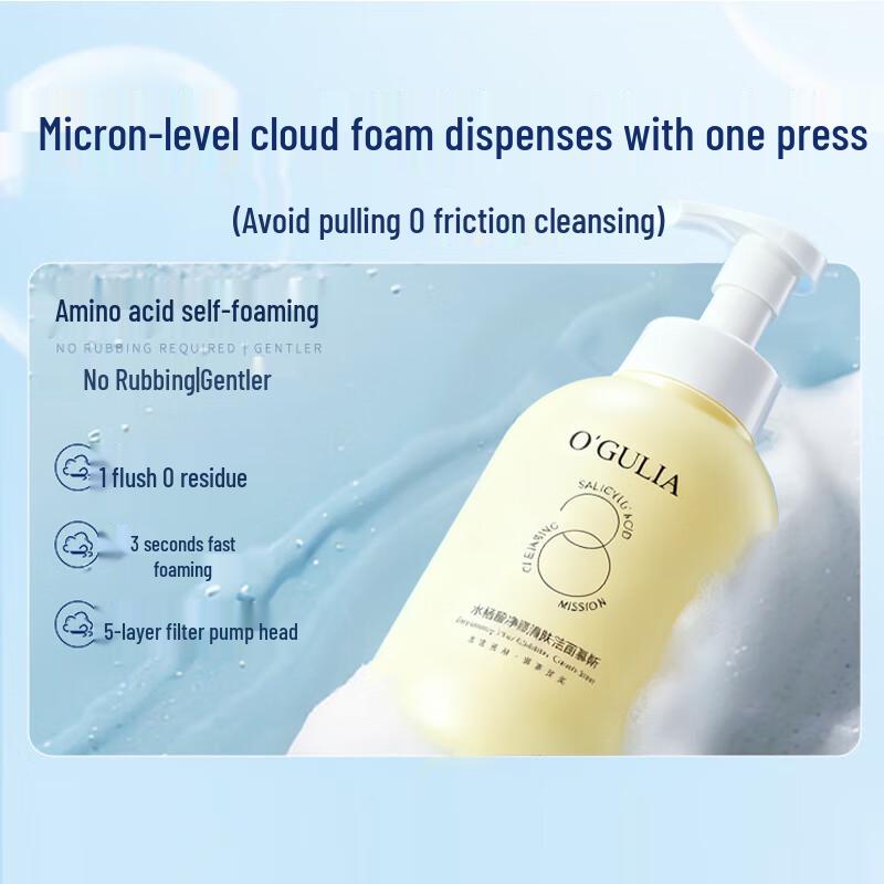 Aguliah Salicylic Acid Purifying Facial Cleansing Mousse