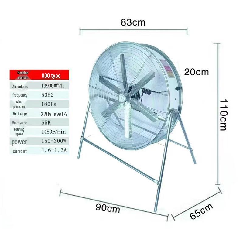 High-Power Industrial Electric Grain Winnowing and Ventilation Fan