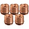 RIVERWELD Shield Cap Drag 50-60A 9-8235 for Thermal Dynamics SL60 SL100 A120 Plasma Cutter Torch Consumables Parts Pack of 5