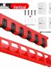 Multi-functional Wall-mounted Fishing Rod Rack - Hole-free Display and Storage