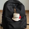 Afternoon Tea Series Coffee Cup Plush Pendant Plush Doll Hanging  Backpack Hanging