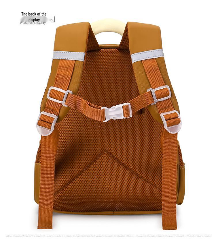 Kids' Cartoon Schoolbag: Lightweight, Double Shoulder Backpack with Spine Protection for 3-6 Year Olds