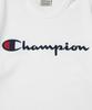 CHAMPION Big Script Logo Crewneck Sweatshirt White