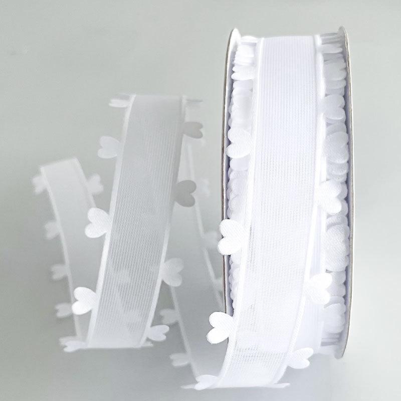 2,5 cm Nou Panglică de Dragoste de Ziua Îndrăgostiților Cutie Cadou DIY Accesorii Lucrate Manual Panglică 3,8 cm Fundă Pliată Material Panglică Fundă Panglică DIY Floare Lucrată Manual