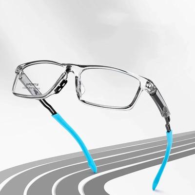 Retro Square TR Basketball Sports Eyeglasses Myopia Optical Prescription Glasses Frame for Men Fashion Eyewear