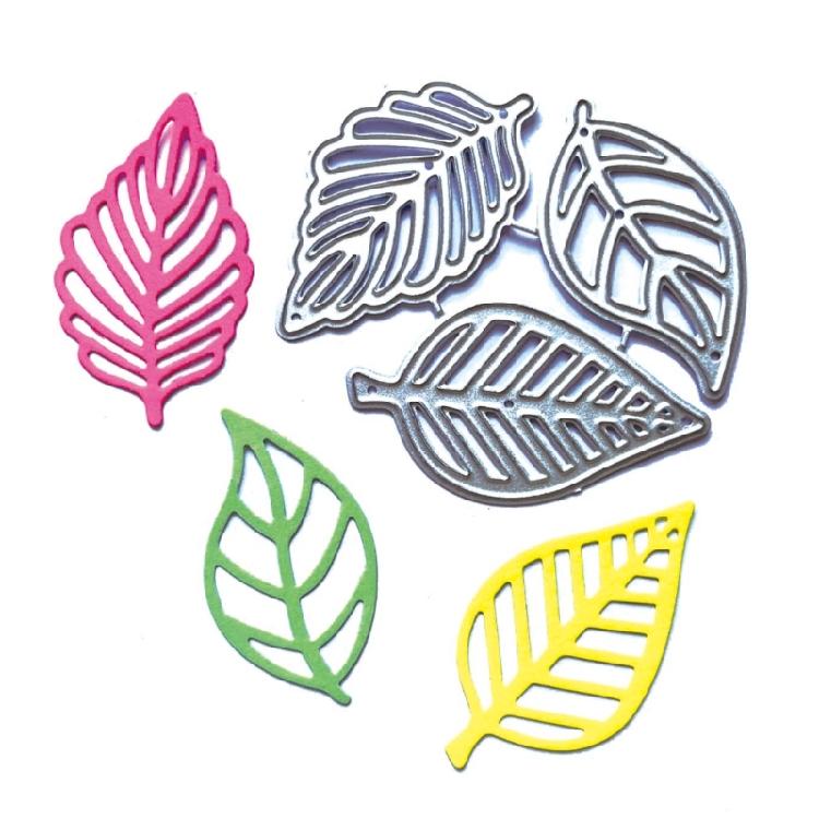 1Set Three Leaves Metal Cutting Dies DIY Stamps Embossing Scrapbooking