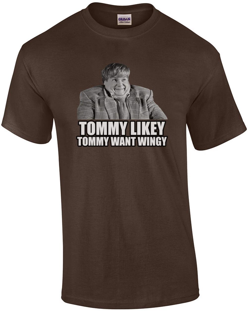 Tommy Likey - Tommy Want Wingy - Tommy Boy T-shirt - Chris Farley T-shirt - 9... M