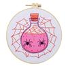 4pcs Halloween&Christmas Pumpkin Winter Cotton Stamped Embroidery Cross Stitch DIY Starter Needlepoint Kit DIY Arts Ornament