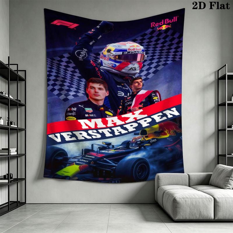 VER Red Bull Ace Wall Tapestry Aesthetic Wall Hanging Printed Fabric Blanket Decorative Tapestries for Bedroom Living Room Home Decor