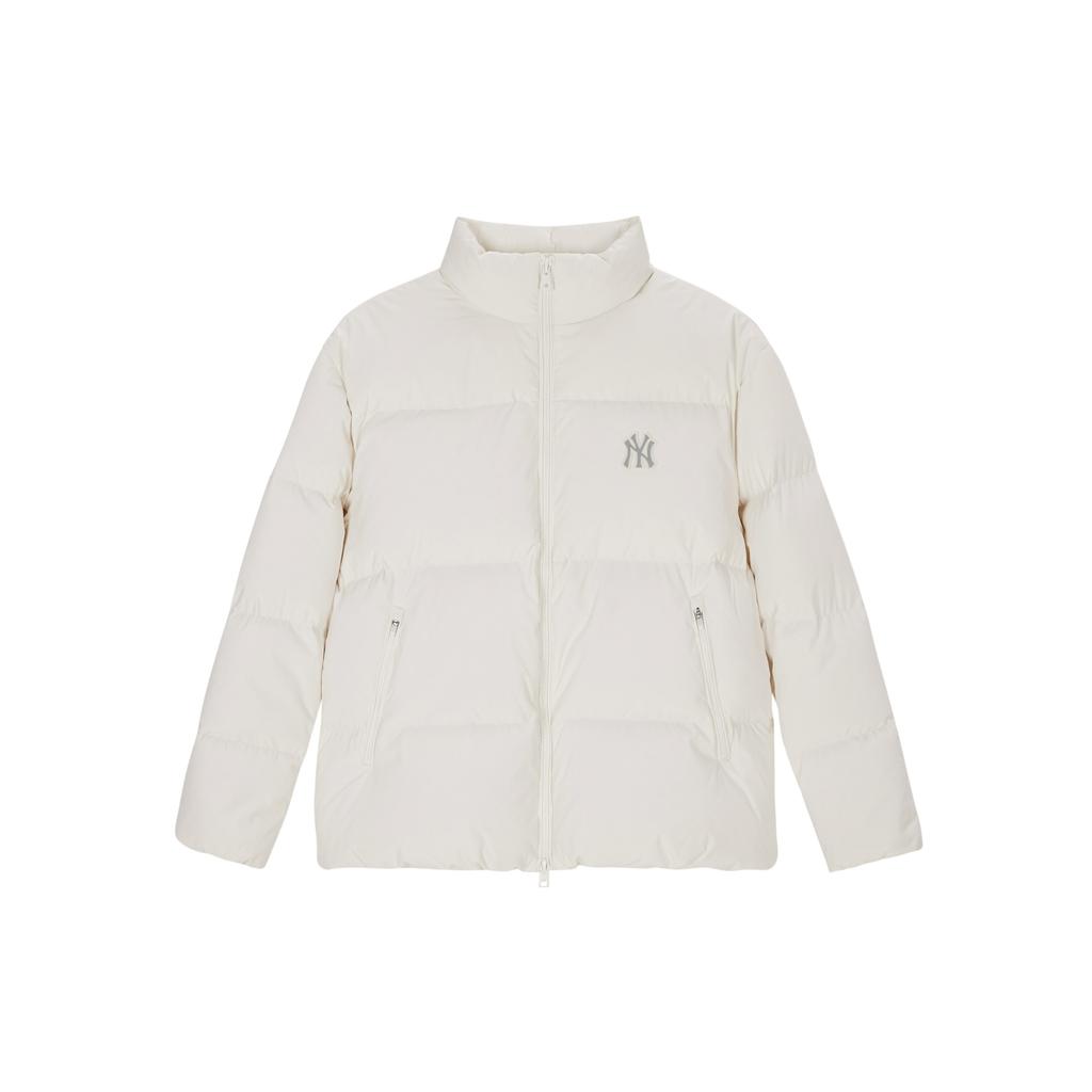 New MLB New York Yankees Down Jackets Unisex Cream 3ADJB0336-50CRS
