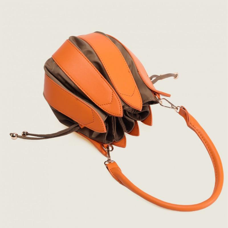 2026 Design Borsa Lanterna di Loto Stile Uguale a Jiang Yan Portatile Tulipano alla Moda a Tracolla Secchiello da Donna