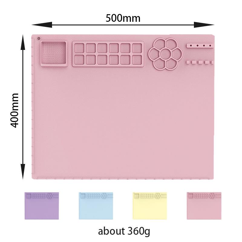 Washable Silicone Art Mat for Kids DIY Painting & Doodling