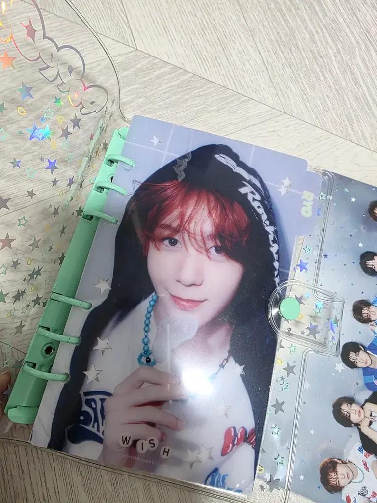 NCT WISH Ryo Pop Pop Binder + Index (including Poka) Used