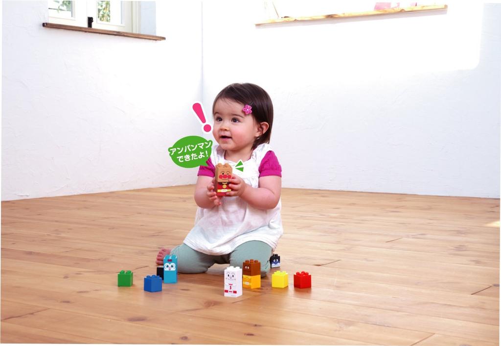 BlockLabo Block Lab Anpanman Anpanman a přátelé Sada kostek