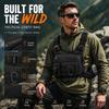 Outdoor Brusttasche Herren Westentasche MOLLE Brusttasche für Fahrradtaschen Laufen Front-Brusttasche Sportweste Tasche