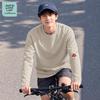 Jeanswest Life Men's Long-Sleeve Crewneck Cotton Graphic Tee