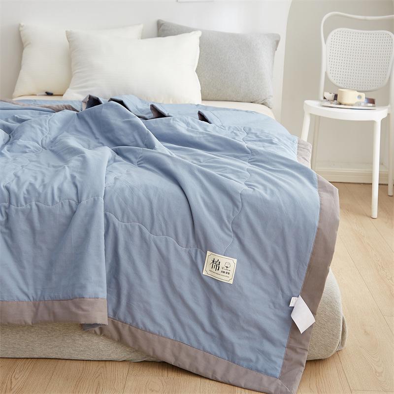 Class A Xinjiang Cotton Summer Quilt: Pure Cotton Cool, Machine Washable, Air Conditioning Friendly, Single Thin Cover and Lining