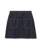 Pluna Studio Basic Mini Denim Skirt_Deep Blue