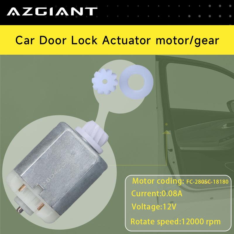 Car Power Door Locks actuator motor FC-280SC Gears 10T Repair Tools For Ssangyong Korando C Interior Replacement Parts DC 12V