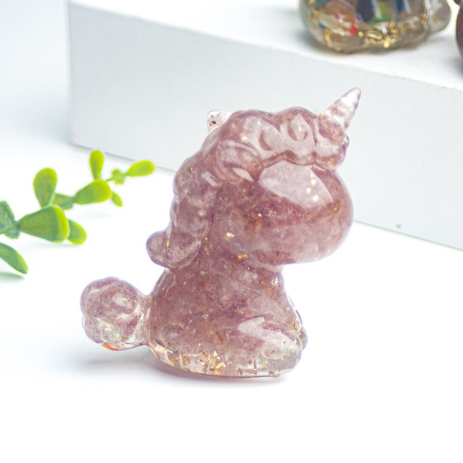 Natural Gemstone Crystal Animal Decoration With Unique Shape For Office Desk Display And Gift