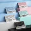 Transparentná RGB Bluetooth klávesnica s touchpadom nabíjateľná bezdrôtová klávesnica pre iPad Android iOS Windows Tablet