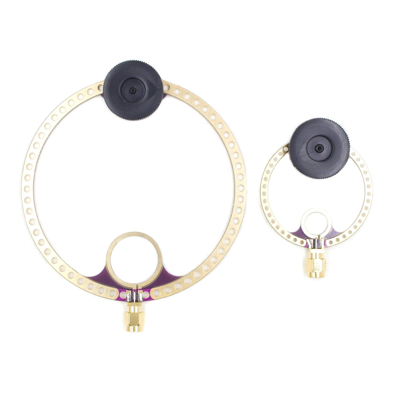 

2 шт. Donut UV UHF+VHF FM рамочная антенна 400M-470MHz 80M-150MHz маленькая рамочная антенна для приемника HFDY DSP DSP2