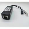Durable Gigabit PoE Splitter for Camera PoE Separator 15cm Cable Length
