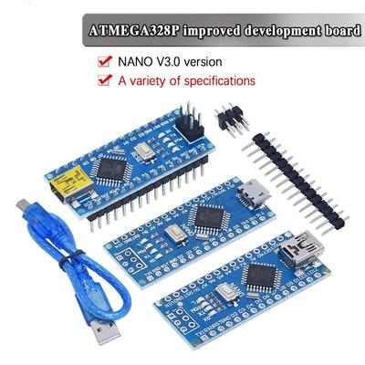 1PCS Promozione Per arduino Nano 3.0 Atmega328 Controller Scheda Compatibile WAVGAT Modulo PCB Scheda di Sviluppo senza USB V3.0