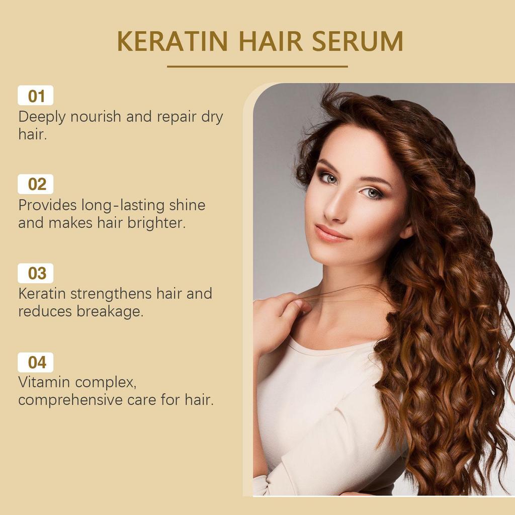Moroccan Argan Oil Hair Serum: Repairs Dry, Damaged & Frizzy Hair for a Silky Shine