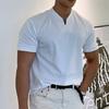 Herren-Shorts mit V-Ausschnitt, atmungsaktive Baumwollmischung, Sport, Fitnessstudio, Oberteile, Kleidung für den Alltag