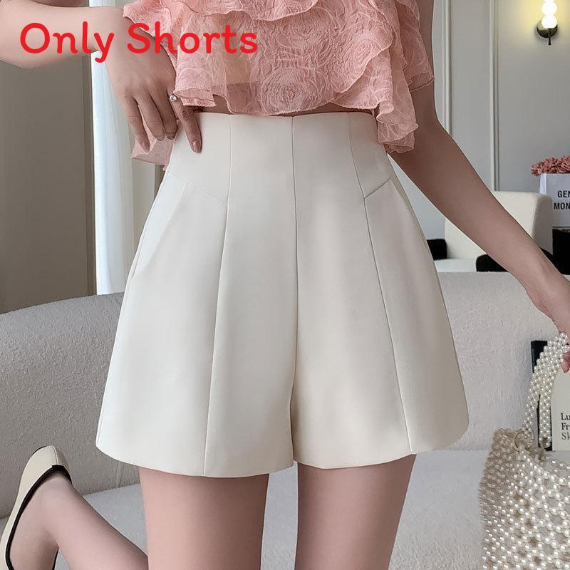 Basic High Waist Shorts For Women With Stretch Fabric For Summer Casual Wear